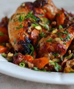 ¼ Pollo a la Provenzal con papas españolas