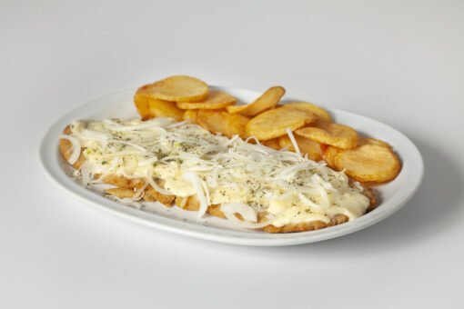 Milanesa pollo Fugazetta