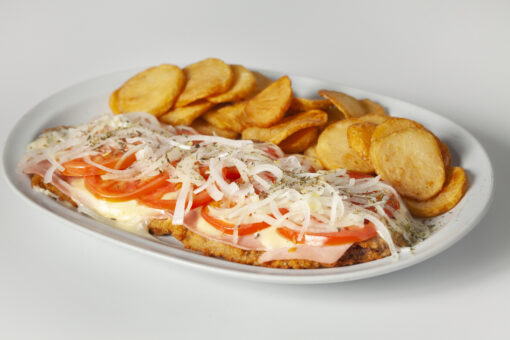 Milanesa pollo Rojo y Negro