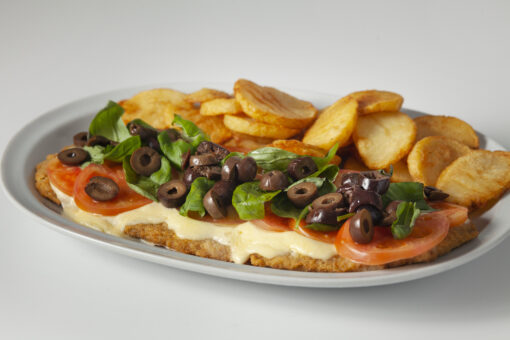 Milanesa pollo Capresse